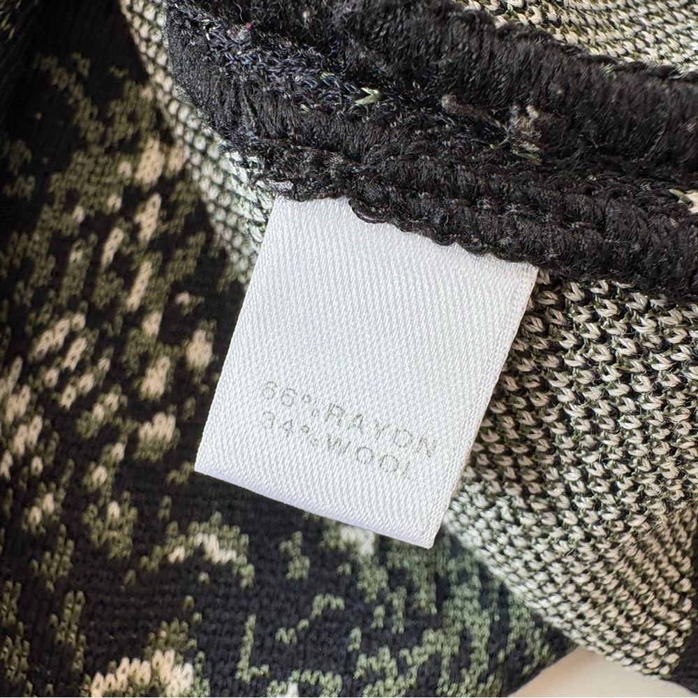 St. John || Snake Python Reptile Print Knit Shell… - image 8